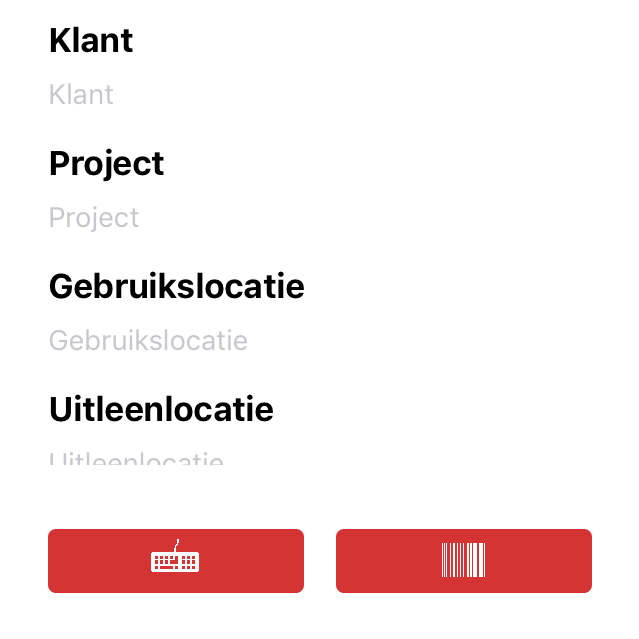 Registrierung Kunde, Projekt, Standort in MIRA Materialverfolgungssoftware